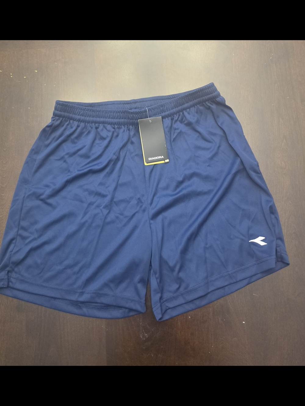 Diadora Men's Navy Athletic Training Shorts